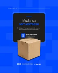 Social Media Transportadora Logística Figma Editável