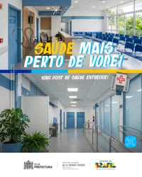 Saúde Prefeitura Municipal Social Media Figma Editável
