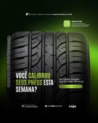 Calibragem Borracharia Social Media Figma Editável