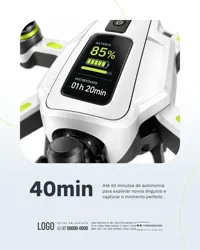 Lançamento de Drone e Equipamentos Tecnológicos Social Media PSD Editável