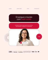 Social Media Loja de Óculos e Ótica Figma Editável