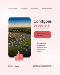Condições Especiais Social Media Loteamento Figma Editável