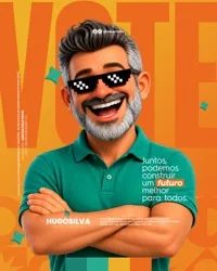 Campanha Eleitoral Política Eleição Social Media Figma Editável - 02