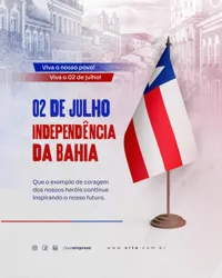 Dia da Independência da Bahia 02 de Julho Social Media PSD Editável