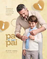 Feliz Dia Dos Pais Social Media PSD Editavel