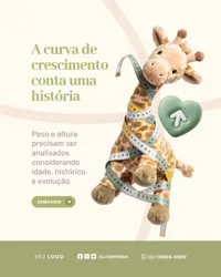 Social Media Clínica Pediatria Social Media PSD Editável