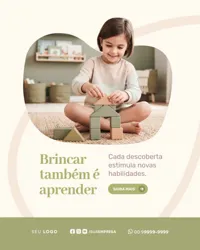 Social Media Clínica Pediatria Social Media PSD Editável