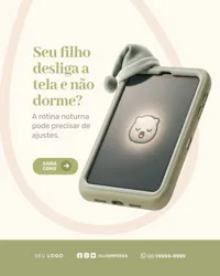 Social Media Clínica Pediatria Social Media PSD Editável