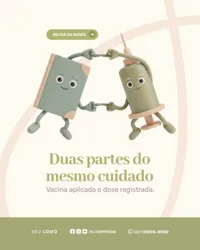 Social Media Clínica Pediatria Social Media PSD Editável