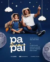 Dia Dos Pais Social Media PSD Editavel