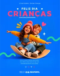 Feliz Dia Das Crianças 12 De Outubro Feed Social Media Psd Editável