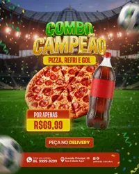 Social Media Pizzaria PSD Editável