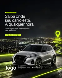 Social Media Proteção Veicular PSD Editável