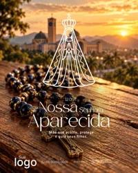 Dia de Nossa Senhora Aparecida 12 de Outubro Social Media PSD Editável