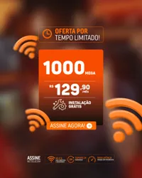 Social Media Provedor de Internet Feed PSD Editável