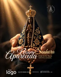 Dia de Nossa Senhora Aparecida 12 de Outubro Social Media PSD Editável