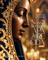 Dia de Nossa Senhora Aparecida 12 de Outubro Social Media PSD Editável