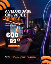 Social Media Provedor de Internet Feed PSD Editável