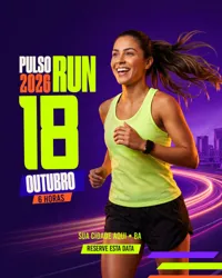 Flyer Evento Corrida de Rua PSD Editável