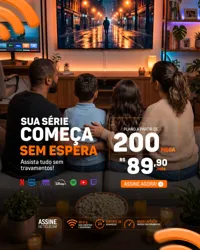 Social Media Provedor de Internet Feed PSD Editável