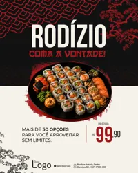 Sushi Comida Japonesa Social Media Psd Editáve