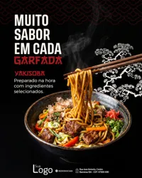 Sushi Comida Japonesa Social Media Psd Editável