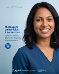 Clínica Odontológica Cuidar É Prevenir Social Media PSD Editável