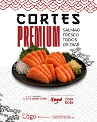 Sushi Comida Japonesa Social Media Psd Editável
