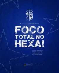 Copa do Mundo Futebol Rumo ao Hexa Brasil PSD Editável