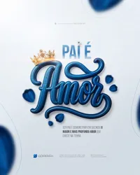 Feliz Dia dos Pais Social Media PSD Editável