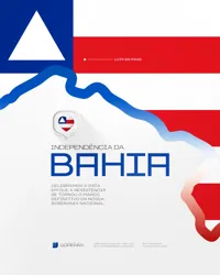 Independência Bahia 02 Julho Social Media PSD Editável