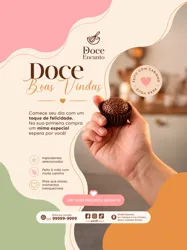 Doceria Confeitaria Social Media PSD Editável