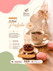 Doceria Confeitaria Social Media PSD Editável
