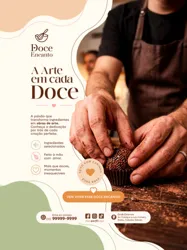 Doceria Confeitaria Social Media PSD Editável
