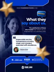 Construtora Social Media PSD Editável