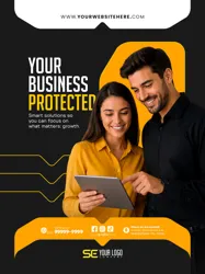Corretora de Seguros Social Media PSD Editável