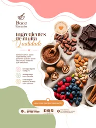 Doceria Confeitaria Social Media PSD Editável