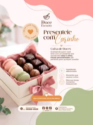 Doceria Confeitaria Social Media PSD Editável