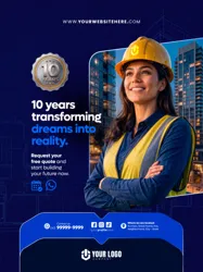 Construtora Social Media PSD Editável