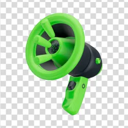 Elemento 3D Megafone Alto Falante PNG Transparente