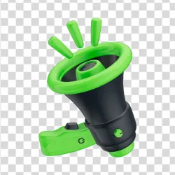 Elemento 3D Megafone Alto Falante PNG Transparente