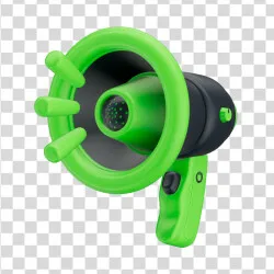 Elemento 3D Megafone Alto Falante PNG Transparente