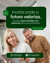 Imobiliária Social Media PSD Editável