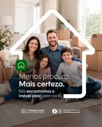 Imobiliária Social Media PSD Editável