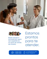 Imobiliária Social Media PSD Editável