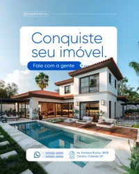 Imobiliária Social Media PSD Editável