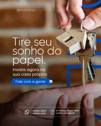 Imobiliária Social Media PSD Editável