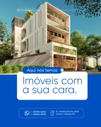 Imobiliária Social Media PSD Editável