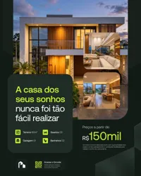 Imobiliária Social Media PSD Editável