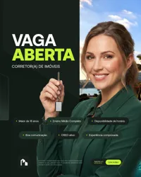 Imobiliária Vaga Aberta de Emprego Social Media PSD Editável